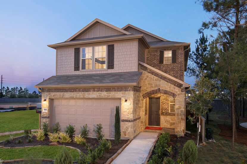 One- and two-story homes by Centex are underway in the new Oakbrook community in Van Alstyne.