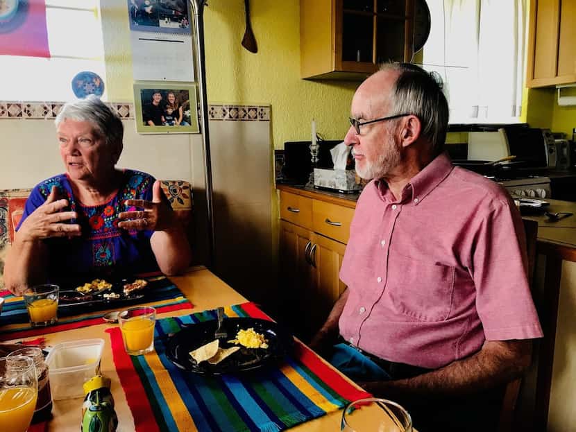 Barbara Hildt and husband Allan MacGregor, a retiree from Massachusetts, share their...
