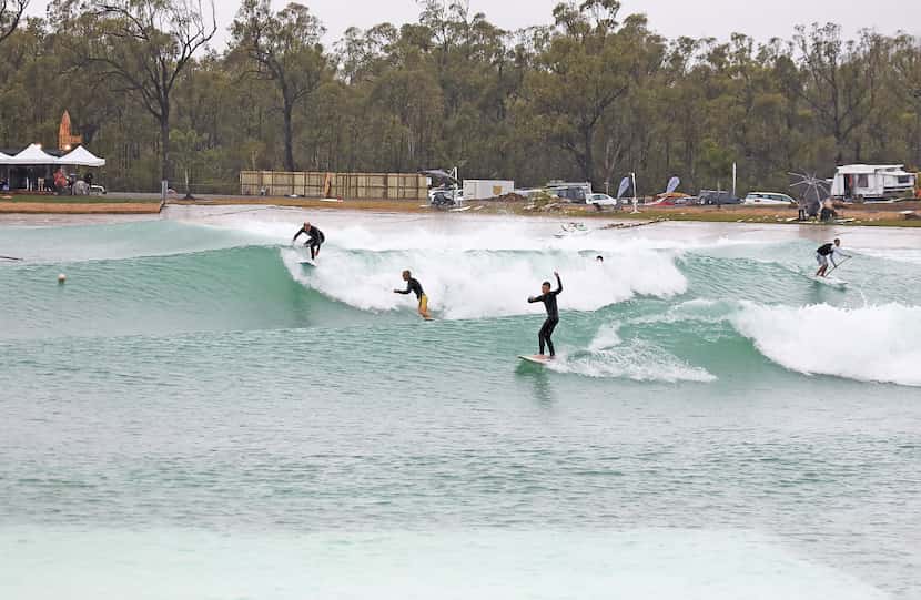 Surf Lakes has built a prototype wave pool at home in Australia.