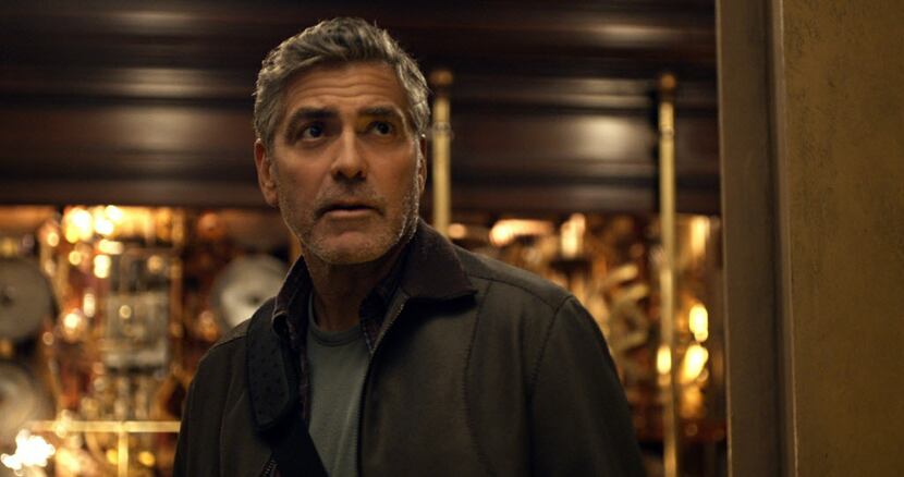 This photo released by Disney shows, George Clooney, as Frank Walker, in a scene from...