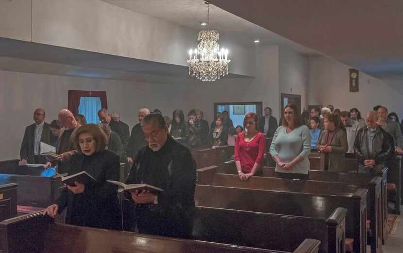 
The congregation of St. Sarkis Armenian Orthodox Church attends a service on Sunday. The...