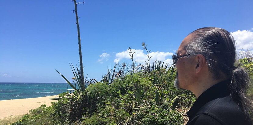 Mike Hashimoto during a 2016 visit to Hawaii, where his late mother and father, Helen and...