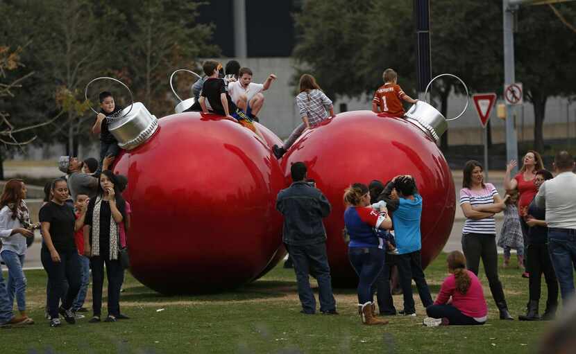 
An unseasonably warm Christmas Day drew a crowd to Klyde Warren Park on Friday. Rain is...