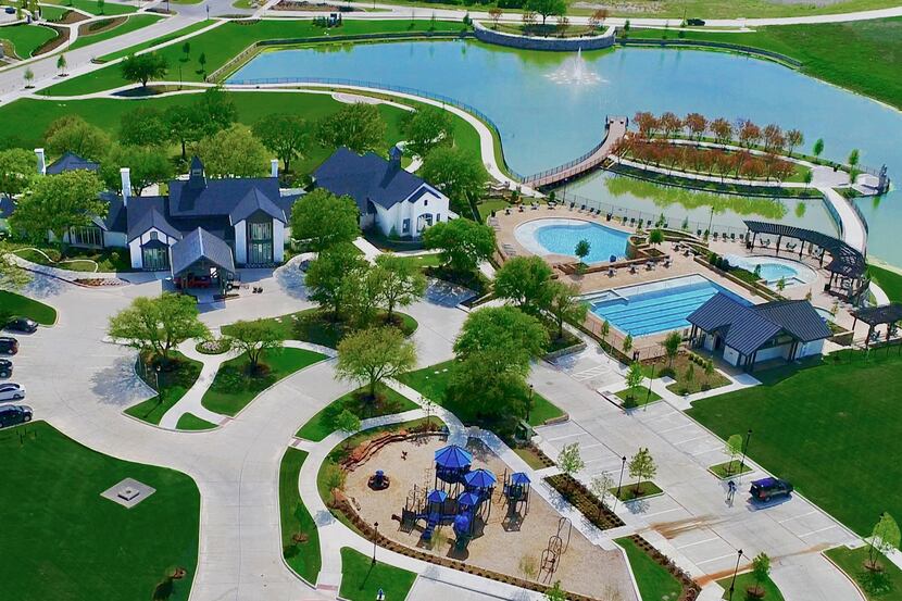 Mustang Lakes was voted Master-Planned Community of the Year by the Dallas Builders...