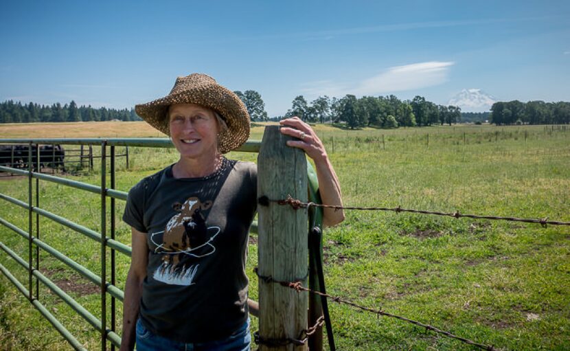 Becky Harlow Weed of Washington's Harlow Cattle Co, a supplier of beef for Crowd Cow