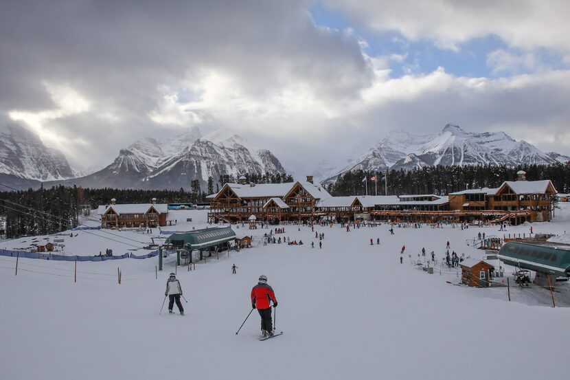 Lake Louise Ski Resort is one of three major ski resorts in Banff National Park. 