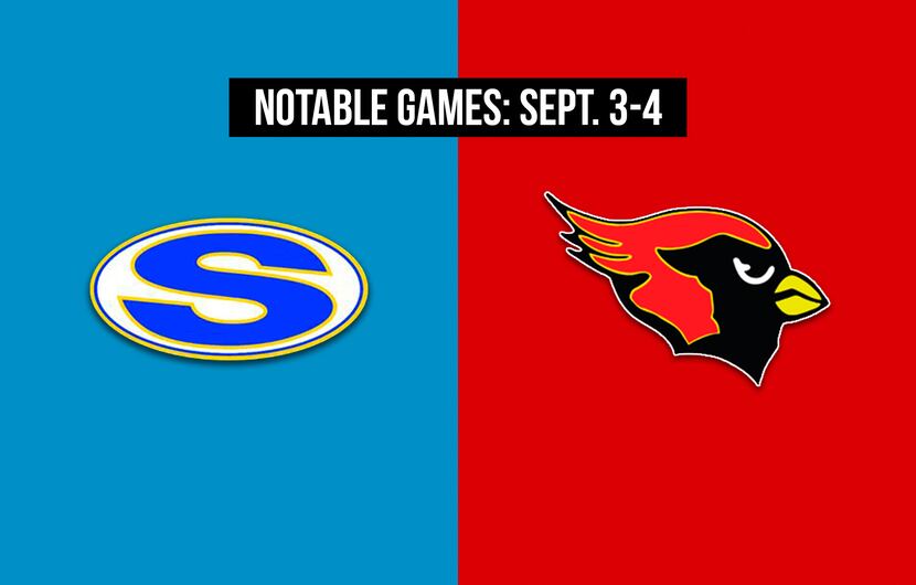 Notable games for the week of Sept. 3-4 of the 2020 season: Sunnyvale vs. Melissa.