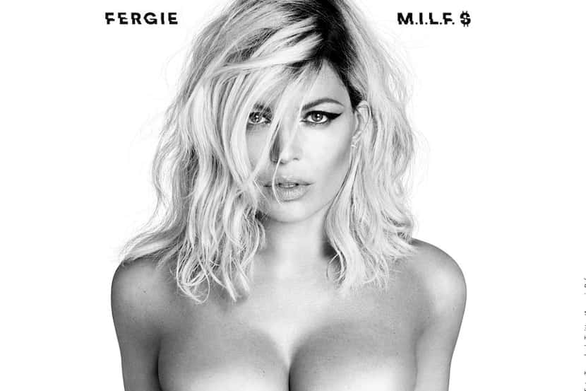 En la portada de “M.I.L.F.$”, la cantante Fergie aparece sin ropa en la parte superior del...
