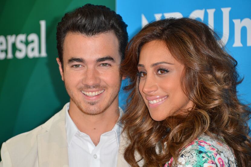 Singer Kevin Jonas and wife Danielle Jonas attend the NBC Universal 2012 Summer TCA press...