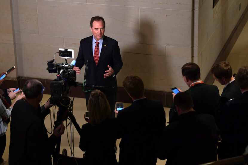Rep. Adam Schiff, D-Calif., a Democrat on the House Intelligence Committee's Russia...