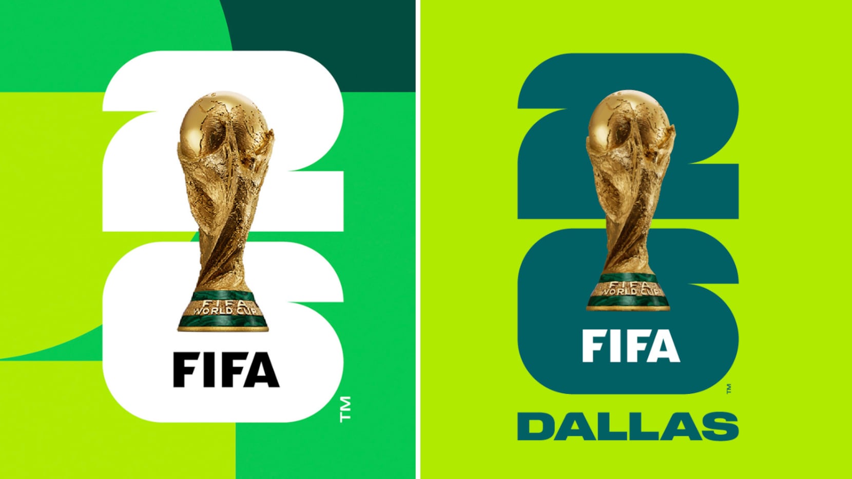 FIFA 2026 World Cup logos.