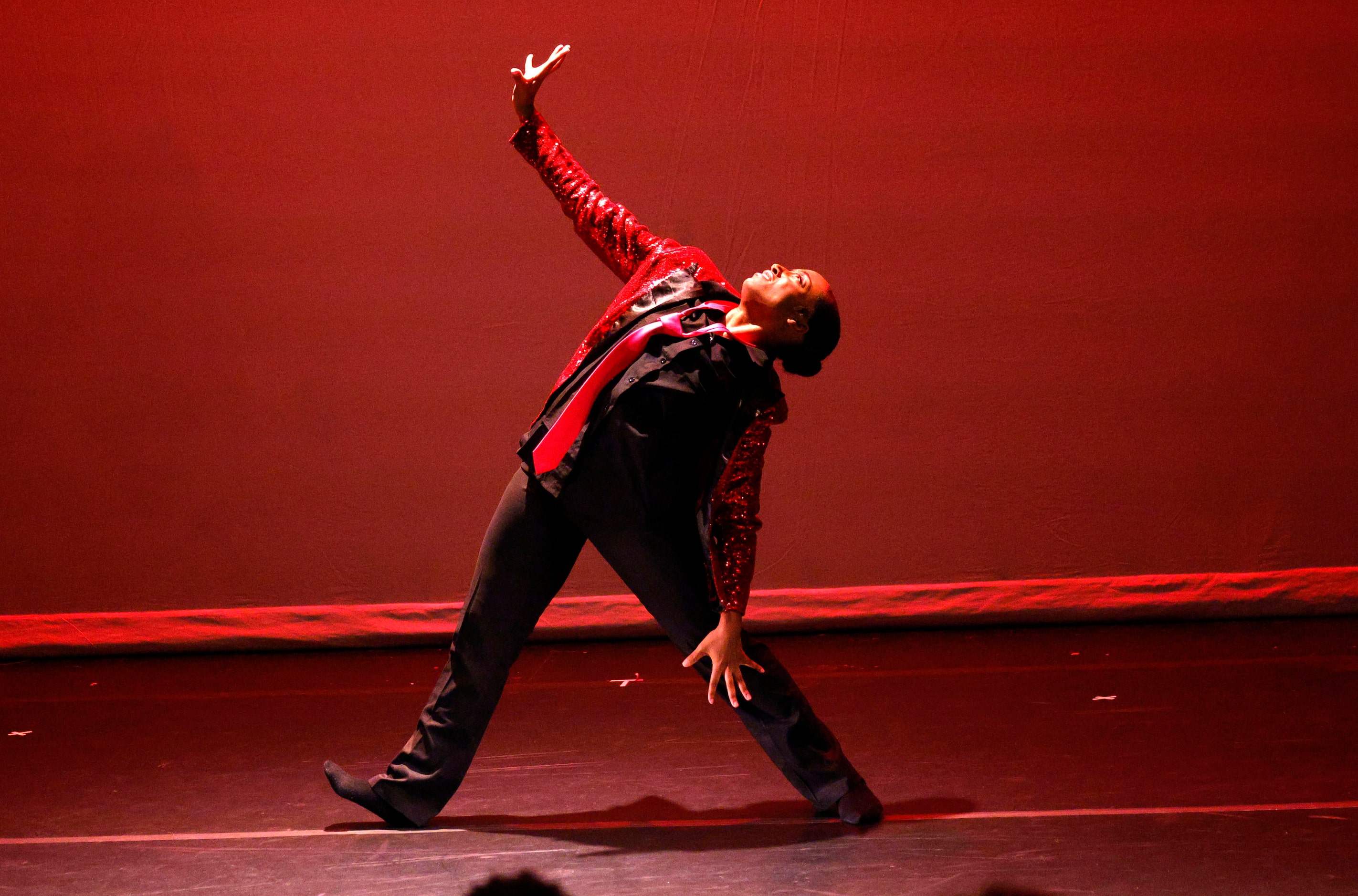 Former Dallas Black Dance Theatre dancer Carmen Cage, performs “ Psychological Warefare: A...