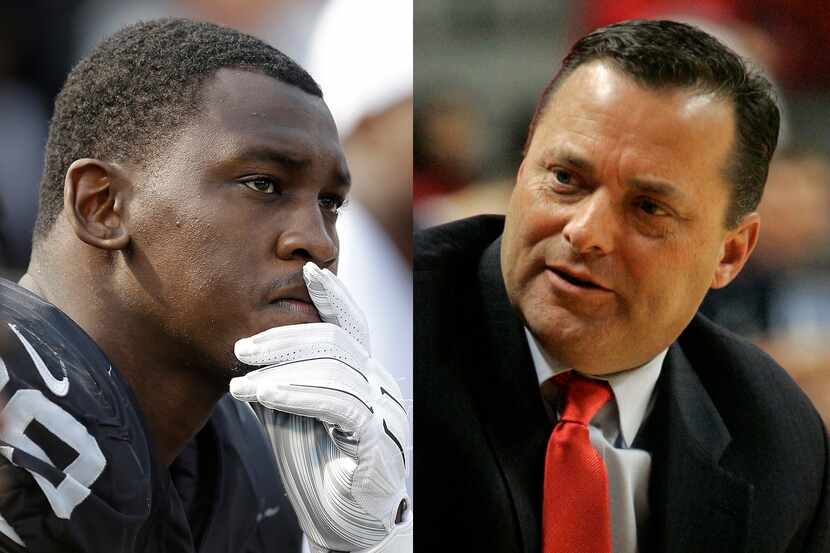 File photos: Aldon Smith (Left) and Billy Gillispie (Right)