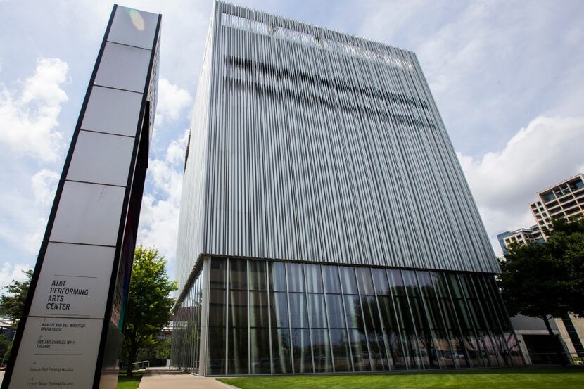 The Wyly Theatre in downtown Dallas. 