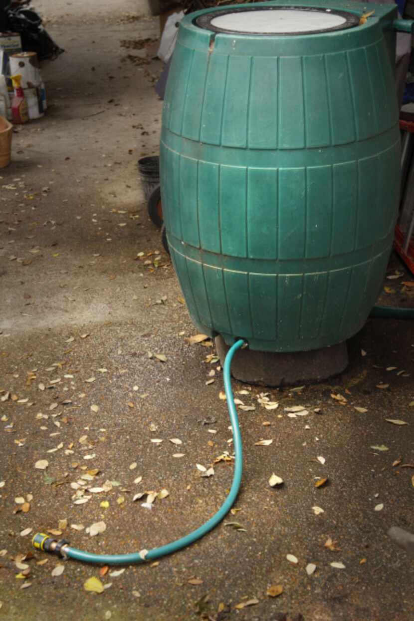 The plastic rain barrel - the Raincatcher 6000.