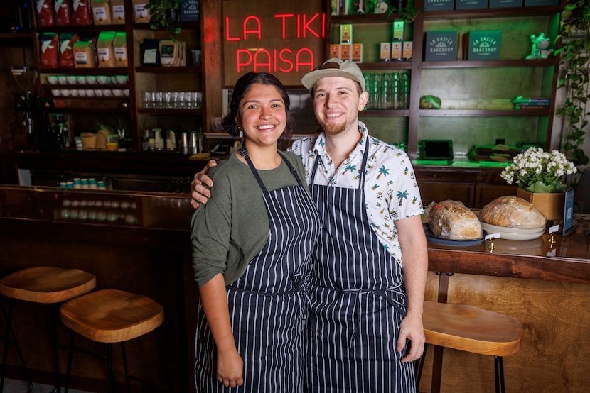 Married couple Maricsa Trejo (left) and Alex Henderson co-own La Casita Bakeshop and its new...