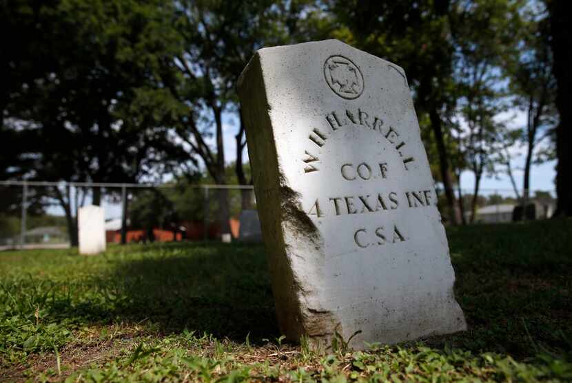 According to historical records, the cemetery holds the remains of about 100 Confederate...