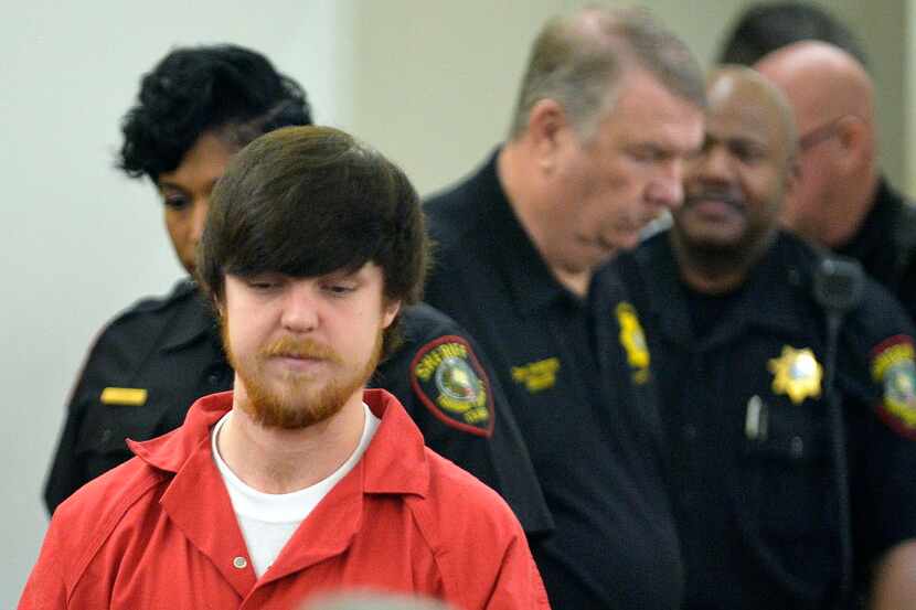 Ethan Couch is brought into court for a hearing at Tim Curry Justice Center in Fort Worth,...