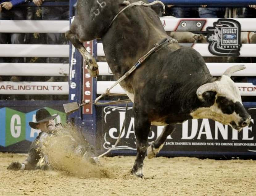 
Guilherme Marchi was thrown from a bull during an event this month at AT&T Stadium in...