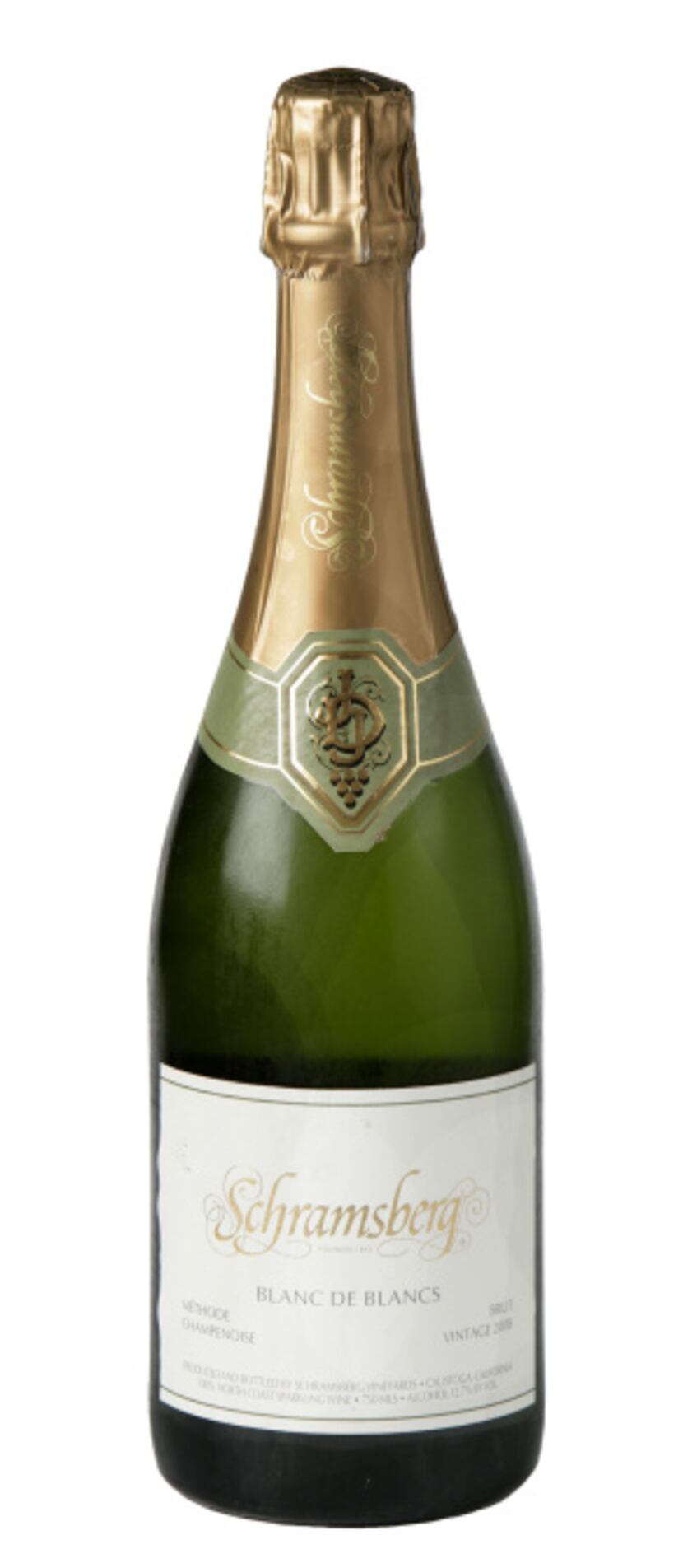 Schramsberg Blanc de Blancs Brut 2008, California. $29.99 to $31.99; Dallas Fine Wines and...