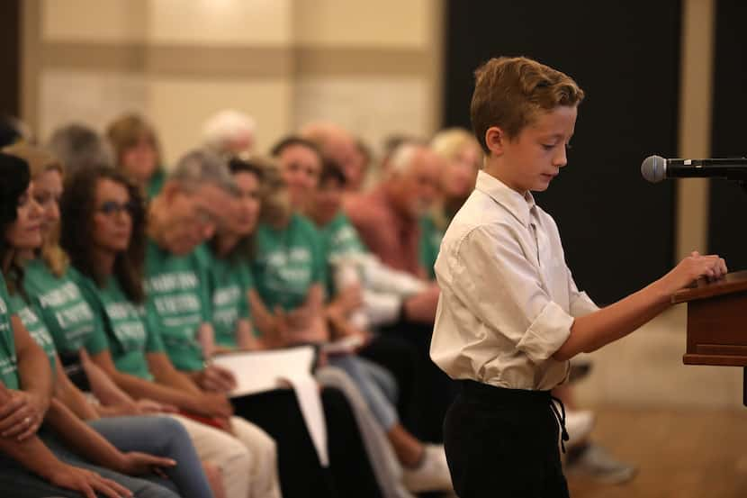 Simon Barton spoke at the Fairview Town Council meeting on Tuesday night.