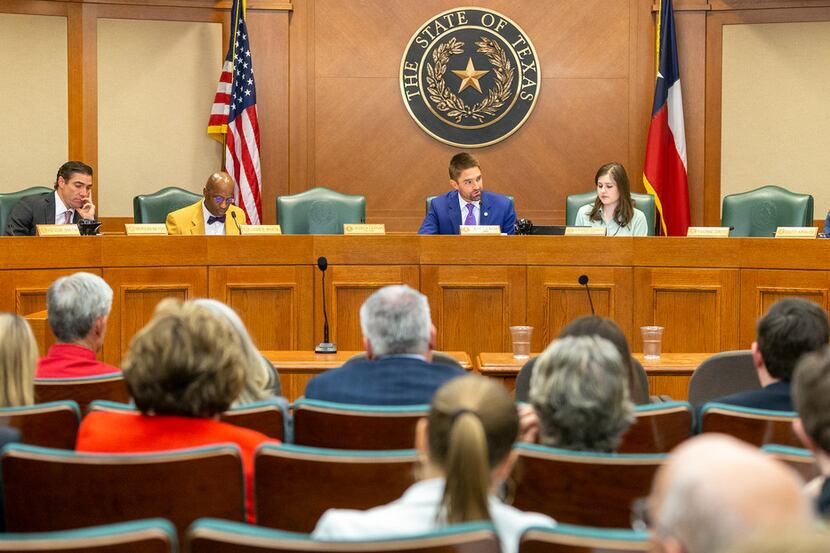 Judiciary & Civil Jurisprudence Committee chaired by state Rep. Jeff Leach, R-Plano, at the...