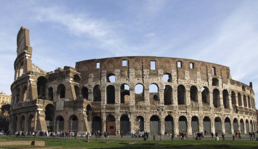 Much of the Colosseum is remarkably well-preserved.
