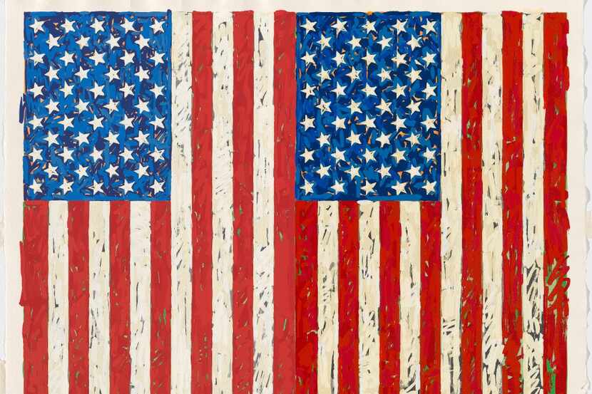 Jasper Johns, Flags I, 1973, screenprint, National Gallery of Art, Washington, Collection of...