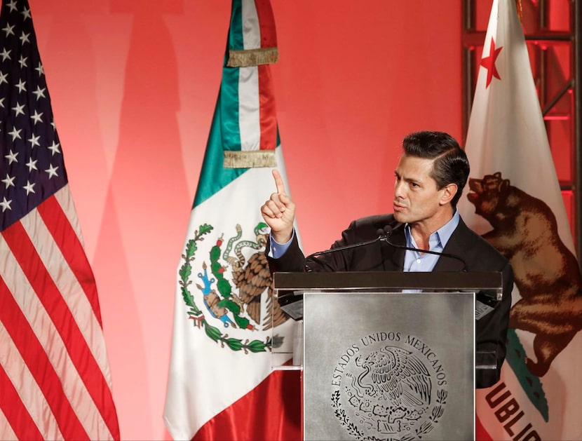 
Mexico’s President Enrique Peña Nieto visited California in August. A Mexican official said...