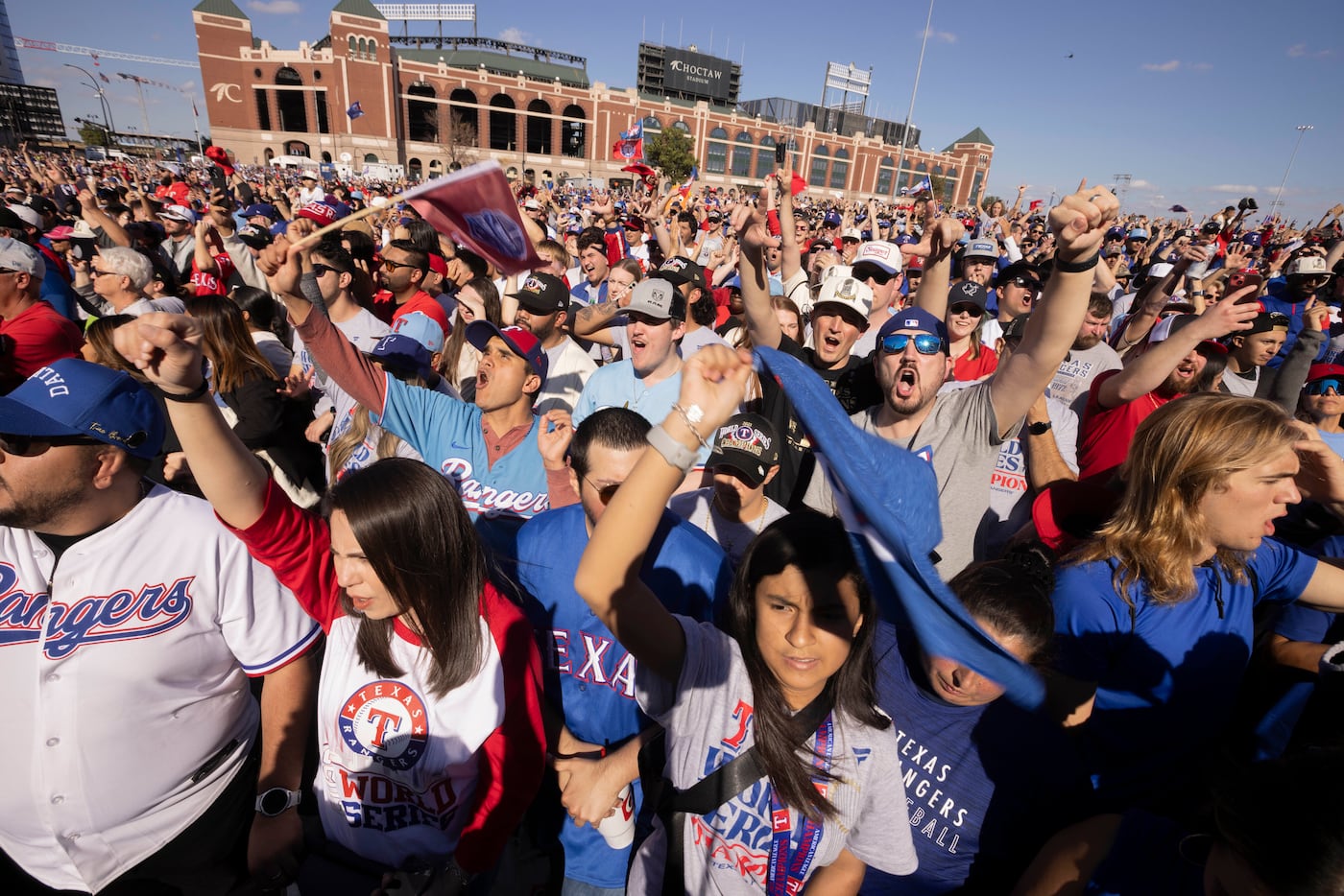 Texas Rangers dedicate first World Series championship parade to loyal fans