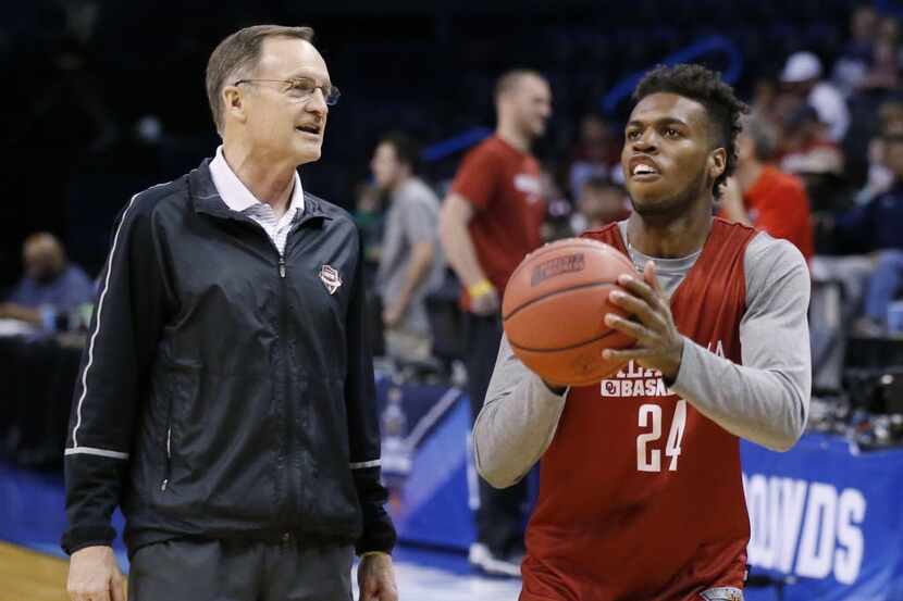 Oklahoma coach Lon Kruger has seen guard Buddy Hield light up the scoreboard several times...