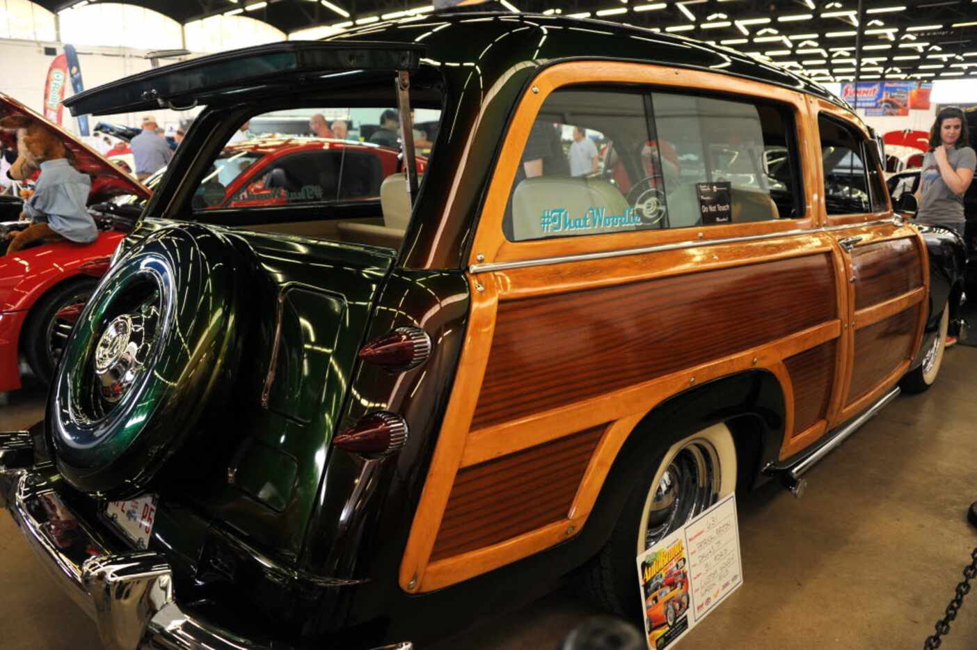 This 1951 Ford Woodie Wagon is on display at Autorama car show at Market Hall on February...