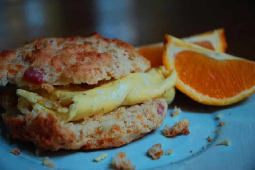 The Ham and Cheese Breakfast Biscuit may take you as long to make as it does to go through...