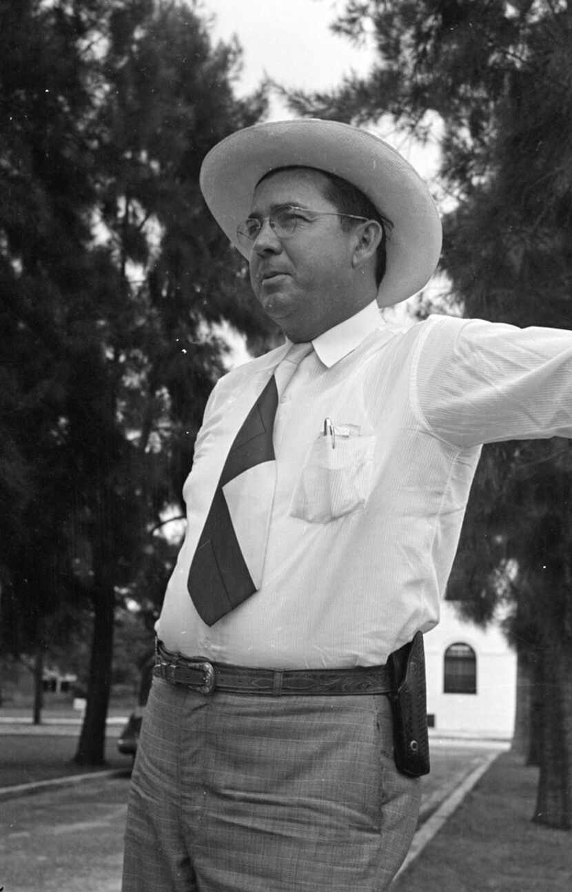 Willis McCall, Sheriff of Lake County, Florida, in 1949.  
