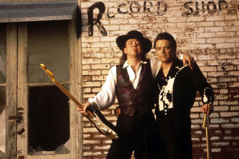  Stevie Ray and Jimmie Vaughan, family style