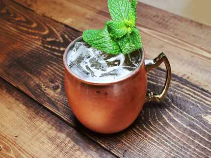 The Ampersand Mule is a coffee-infused Moscow mule.