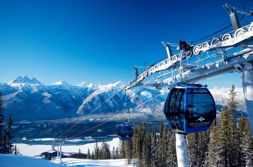 Revelstoke Mountain Resort is home to the longest ski run in British Columbia.
