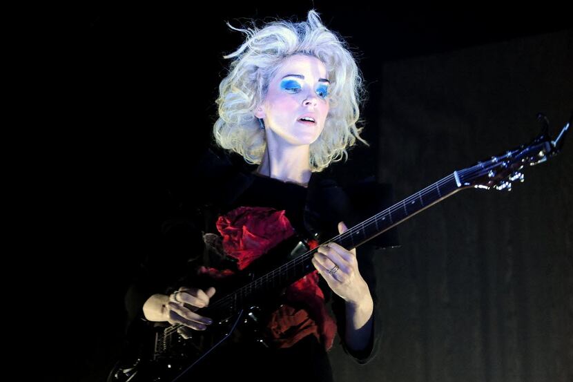 St. Vincent, aka Annie Clark, plays a set at House of Blues in Dallas.