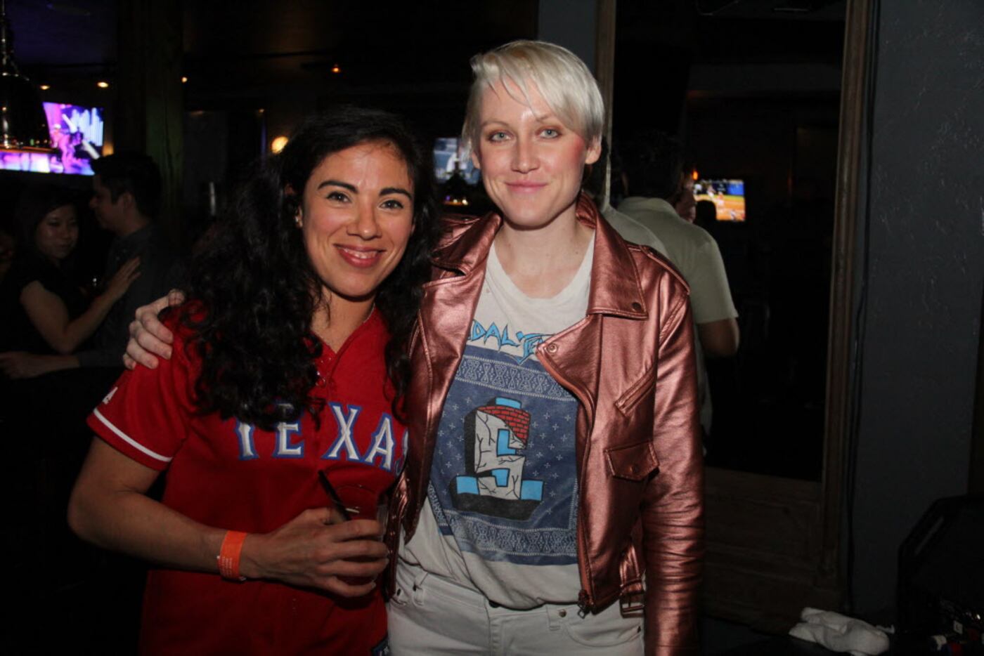 Rebecca Valdez and Sarah Jaffe at The Common Table on May 30, 2015.