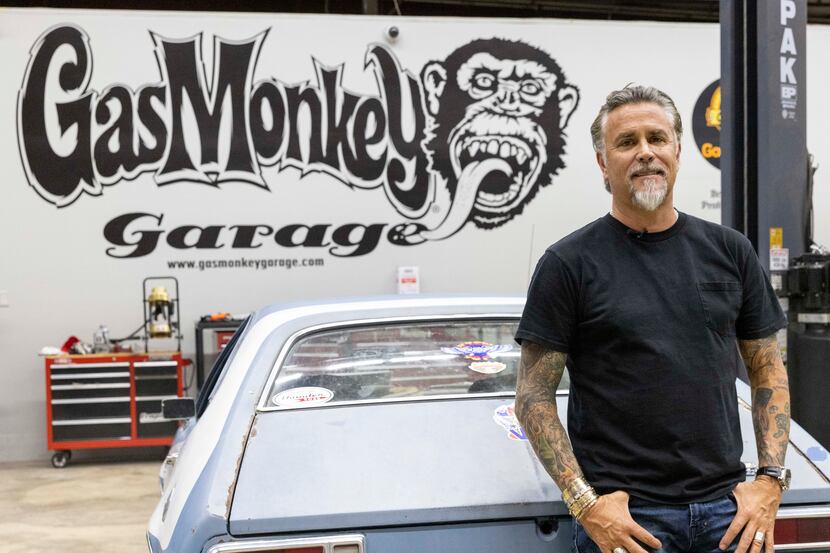 Richard Rawlings at his Gas Monkey Garage before his no-reserve auction to unload 28...
