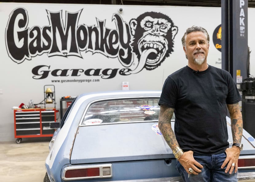 Richard Rawlings pictured at Gas Monkey Garage in Dallas, Tuesday, Sept. 6, 2022.