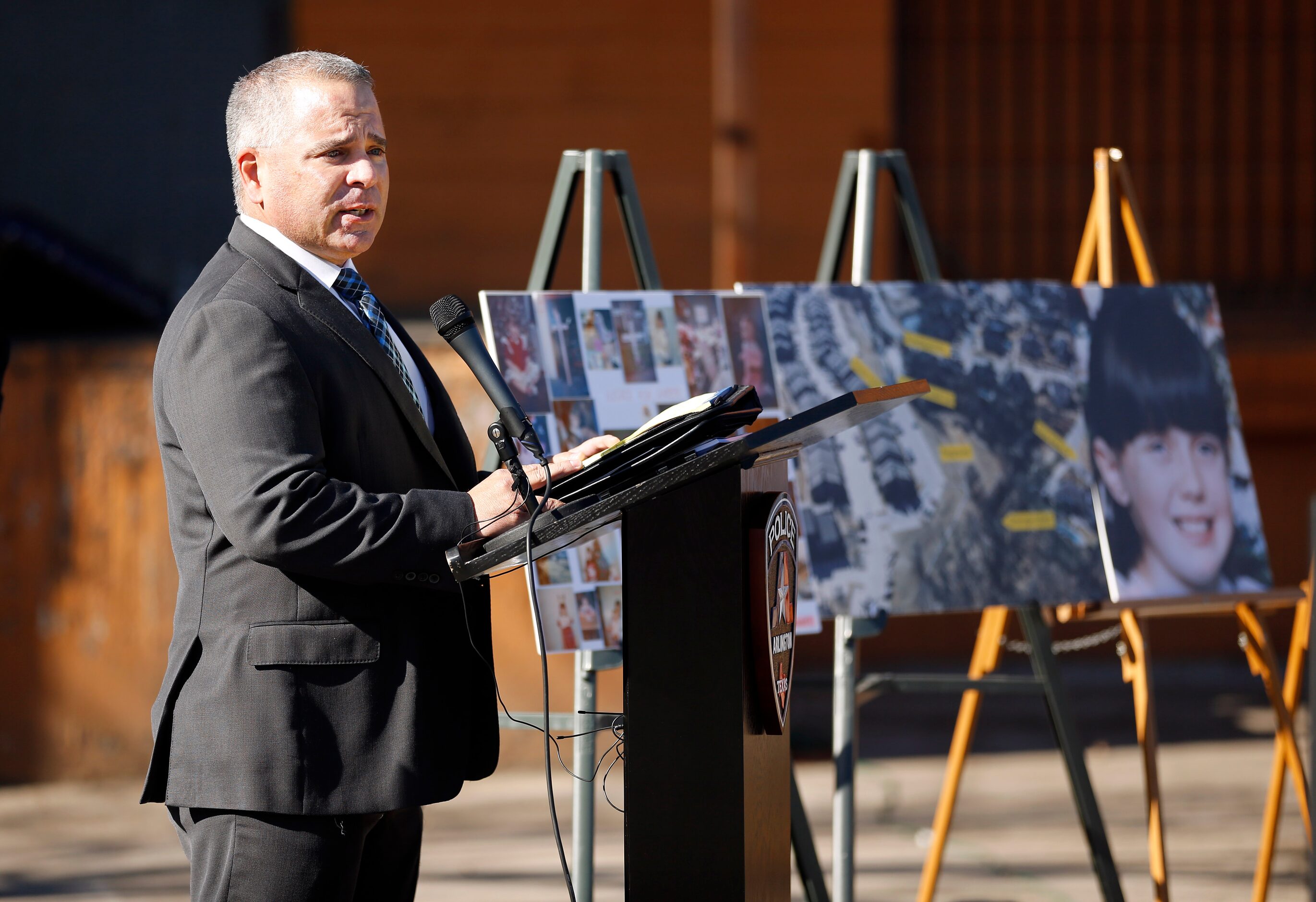 Arlington Police detective Sgt. Ben Lopez speaks about the events surrounding the abduction...