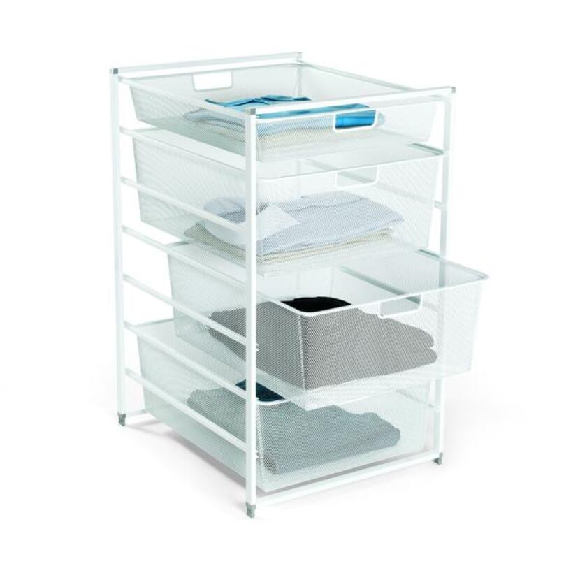 
Additional drawer space is always needed in a dorm room, and the Elfa white mesh,...