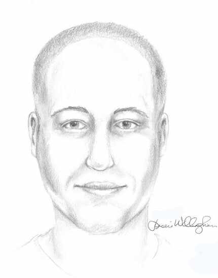 Arlington police released this sketch of a person of interest sought in connection with the...