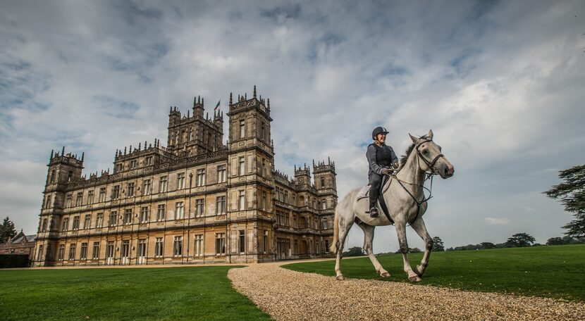 Lady Carnarvon, the real-life countess of Highclere Castle (a.k.a. Downton Abbey)...