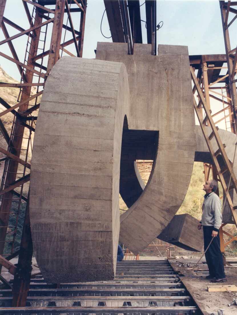 Eduardo Chillida, 1987, Barcelona: Photo: 