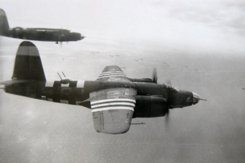 ORG XMIT: *S0426758211* This June 6, 1944 photo released by Nathan Kline, shows a B-26...
