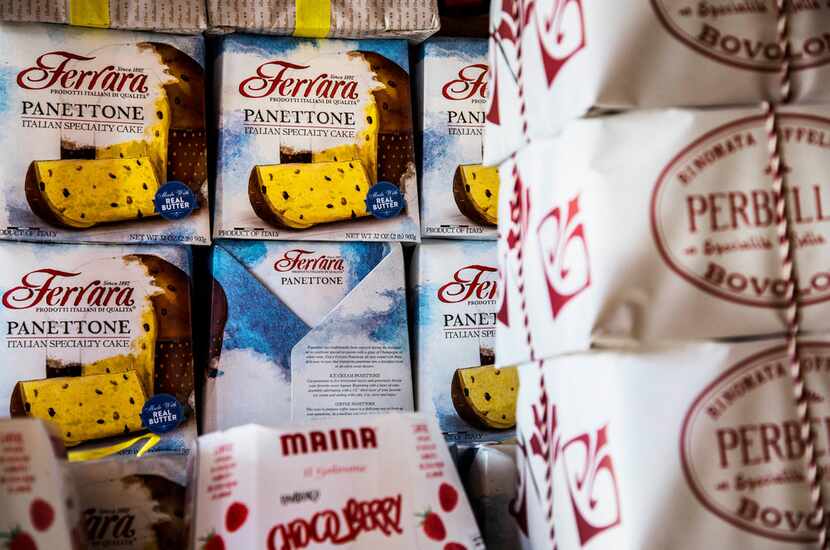 Panettone, an Italian sweet bread, at Jimmy's Food Store in Dallas