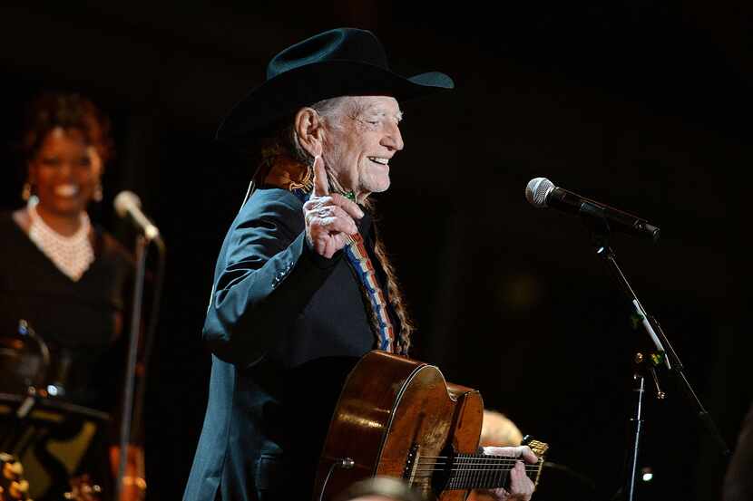 Singer Willie Nelson performs at A Salute to the Troops: In Performance at the White House...