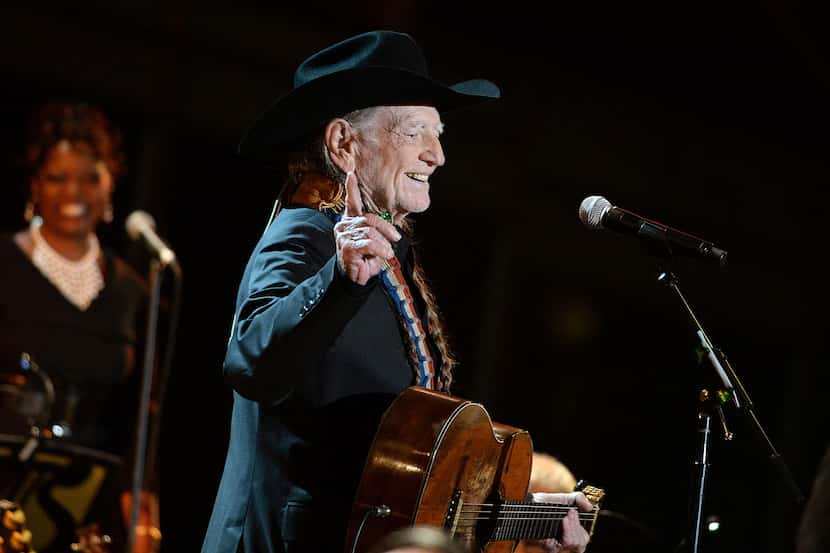 Singer Willie Nelson performs at A Salute to the Troops: In Performance at the White House...